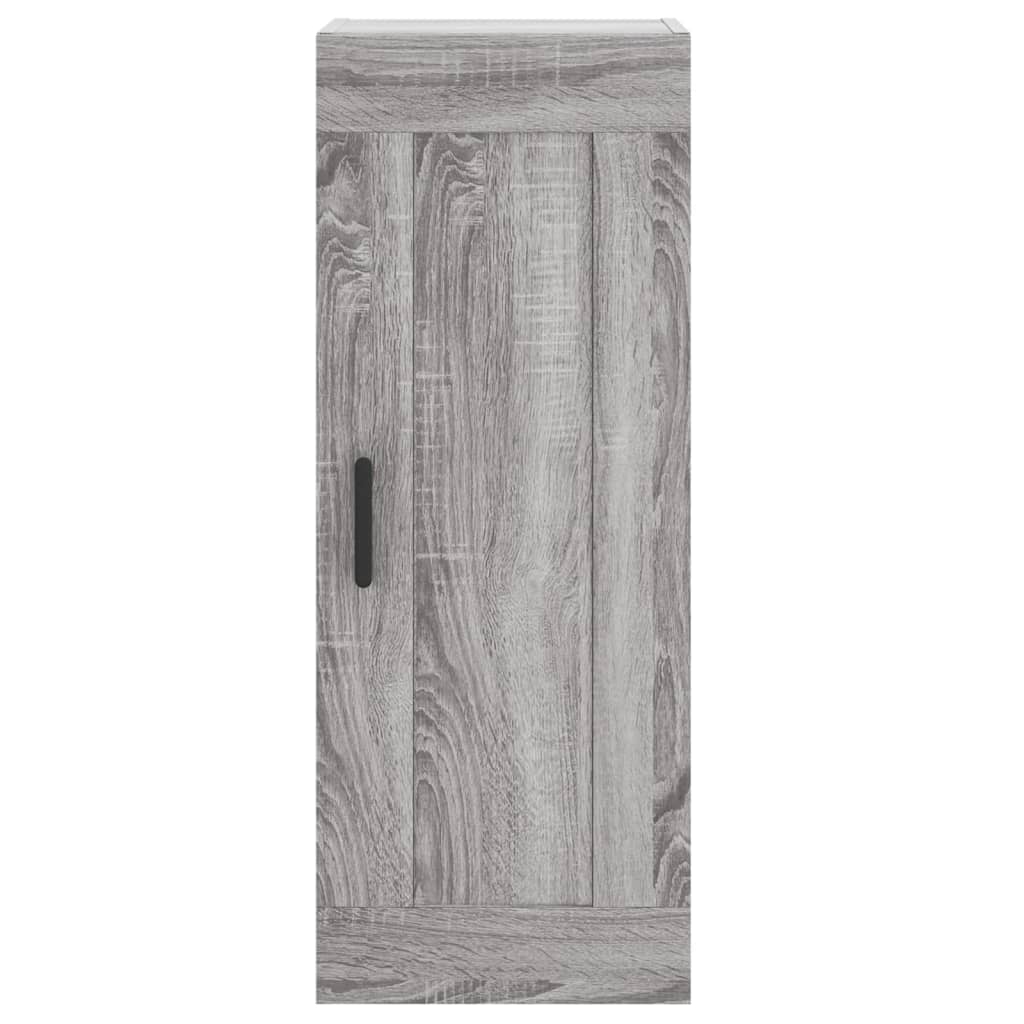 Wall Mounted Cabinet Grey Sonoma 34.5x34x90 cm Engineered Wood