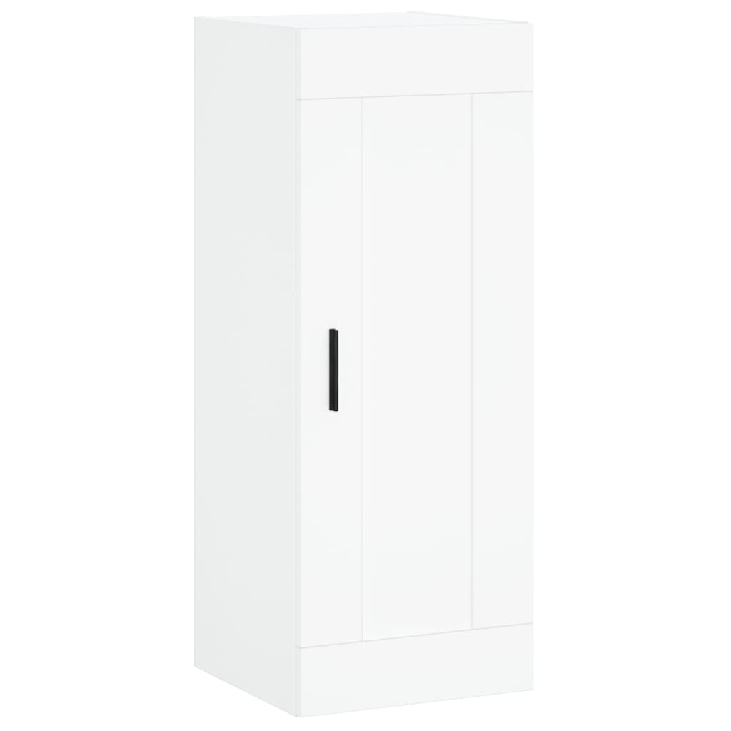 Wall Mounted Cabinet White 34,5x34x90 cm Engineered Wood
