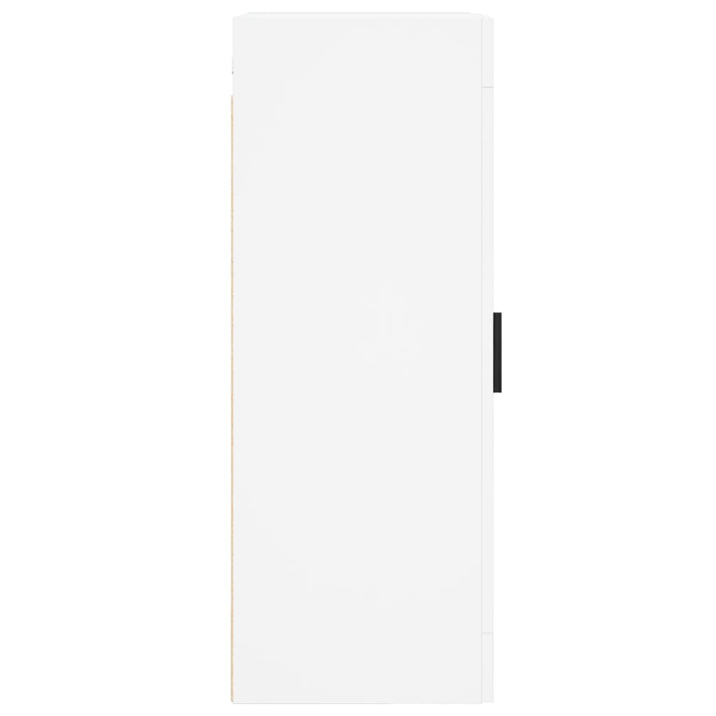 Wall Mounted Cabinet White 34,5x34x90 cm Engineered Wood