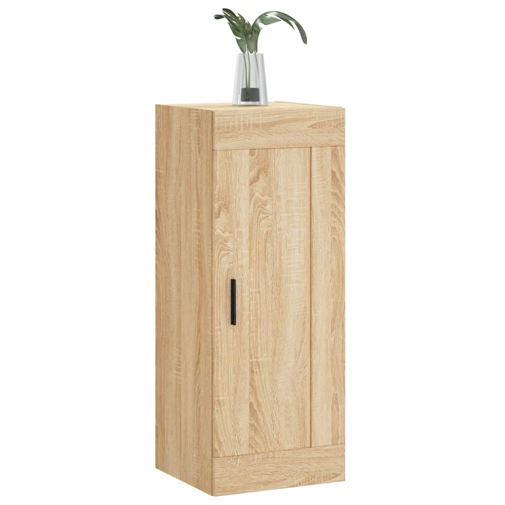 Wall Mounted Cabinet Sonoma Oak 34,5x34x90 cm Engineered Wood