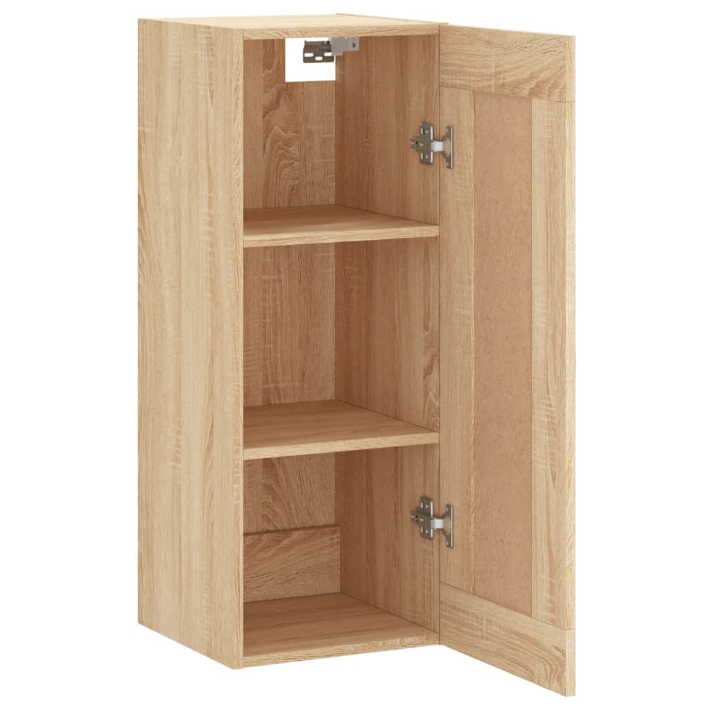Wall Mounted Cabinet Sonoma Oak 34,5x34x90 cm Engineered Wood