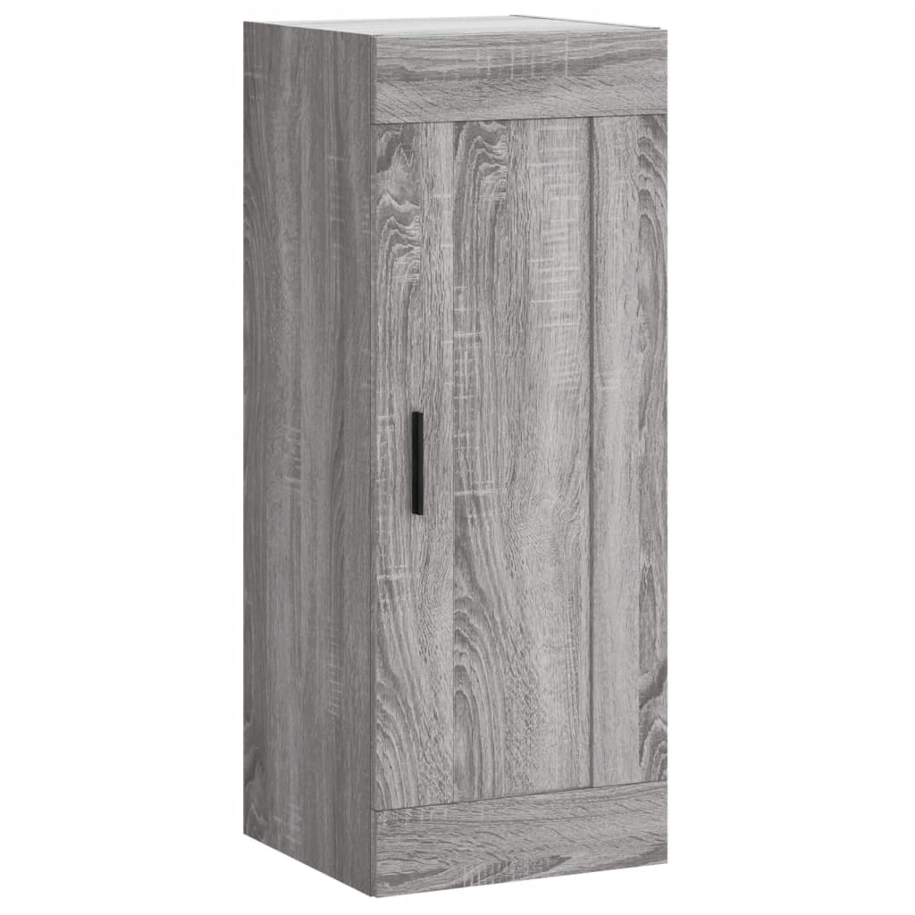 Wall Mounted Cabinet Grey Sonoma 34,5x34x90 cm Engineered Wood