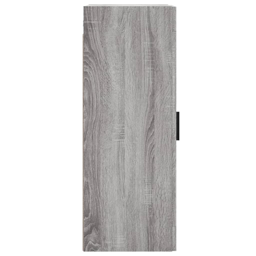 Wall Mounted Cabinet Grey Sonoma 34,5x34x90 cm Engineered Wood