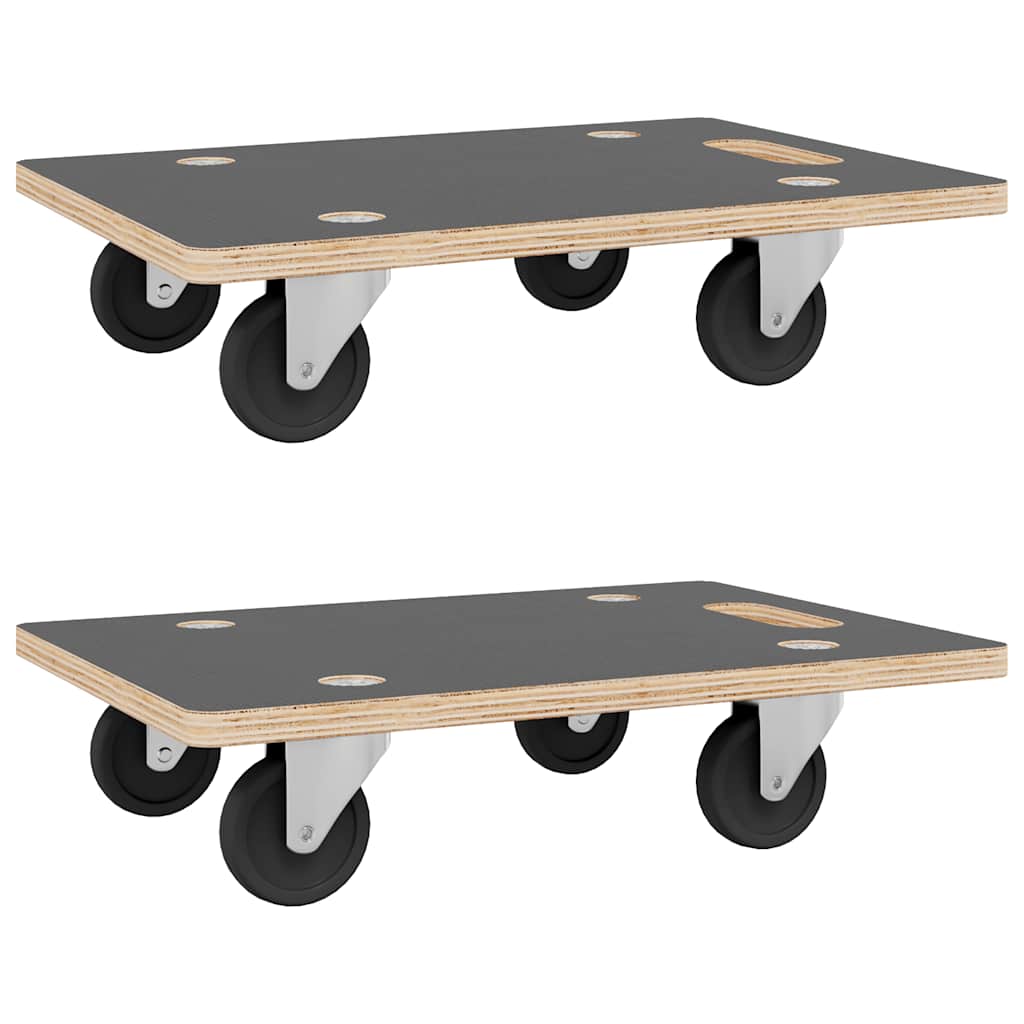 Transport Trolleys 2 pcs Rectangular 50x35x11.5 cm