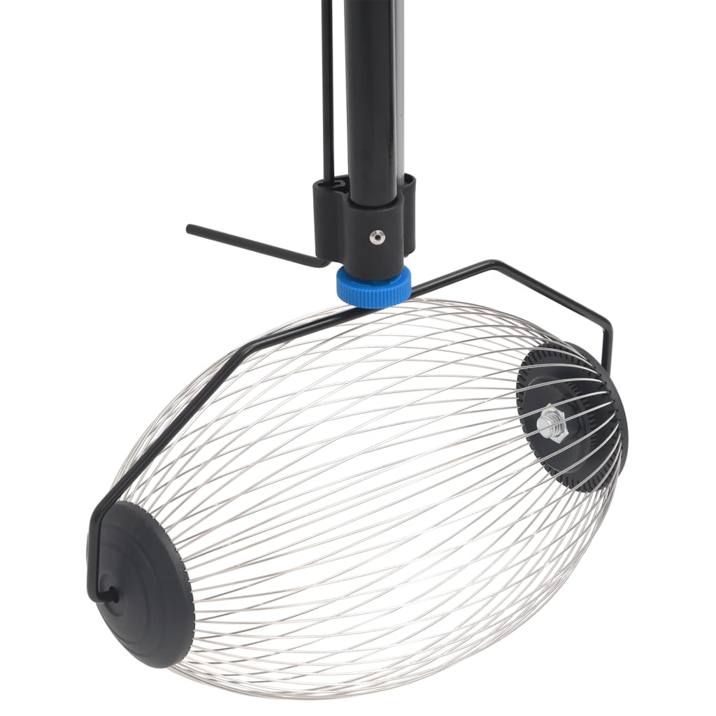vidaXL Nut Collector Blue 127 cm Steel