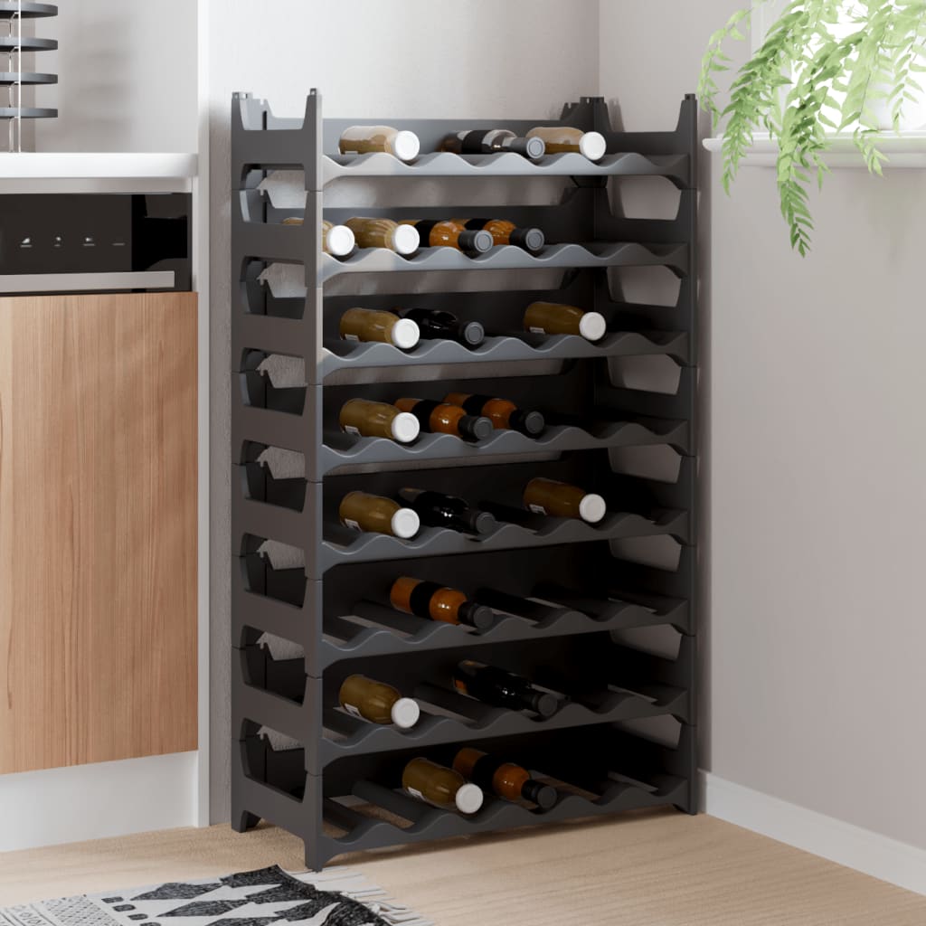 vidaXL Wine Rack for 48 Bottles PP Stackable