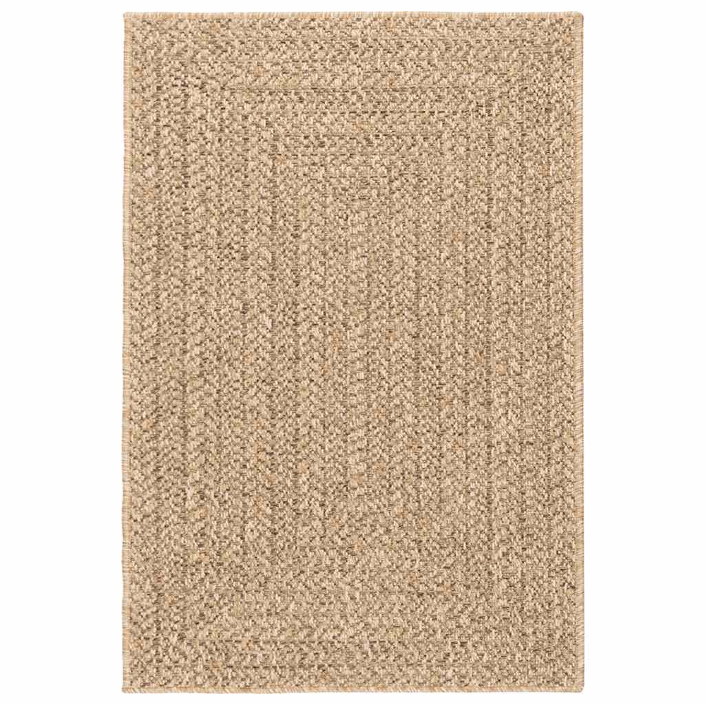 Rug ZIZUR 140x200 cm Jute Look Indoor and Outdoor