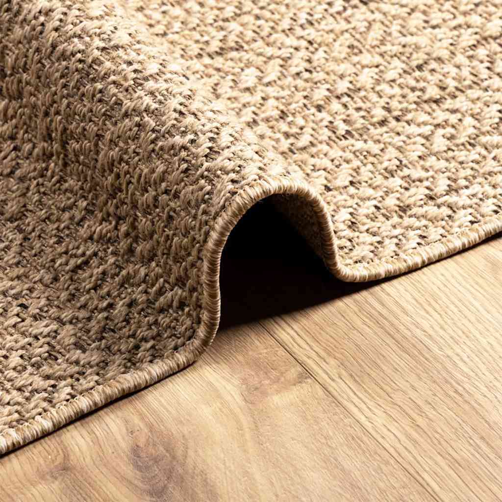 Rug ZIZUR 140x200 cm Jute Look Indoor and Outdoor
