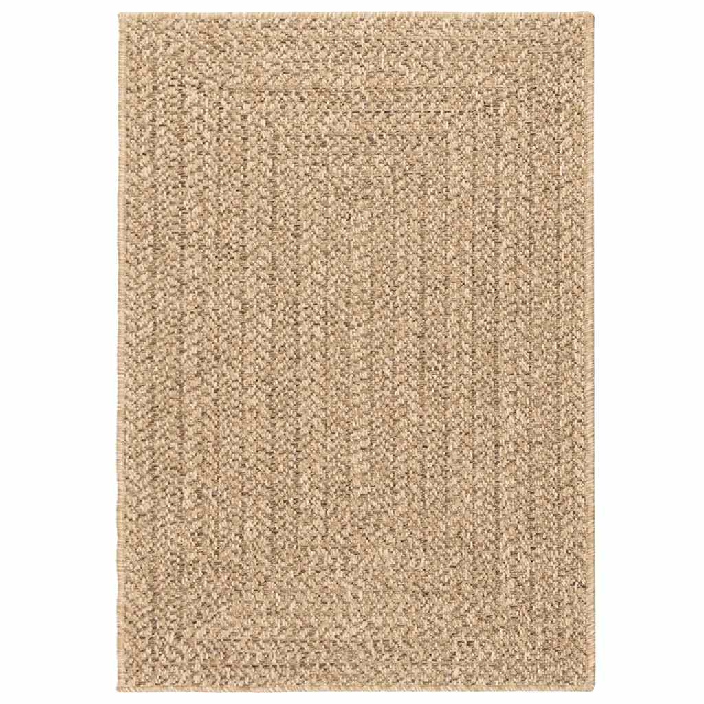 Rug ZIZUR 160x230 cm Jute Look Indoor and Outdoor