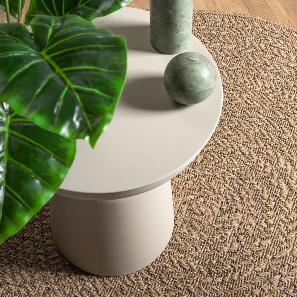 Rug ZIZUR 120 cm Jute Look Indoor and Outdoor