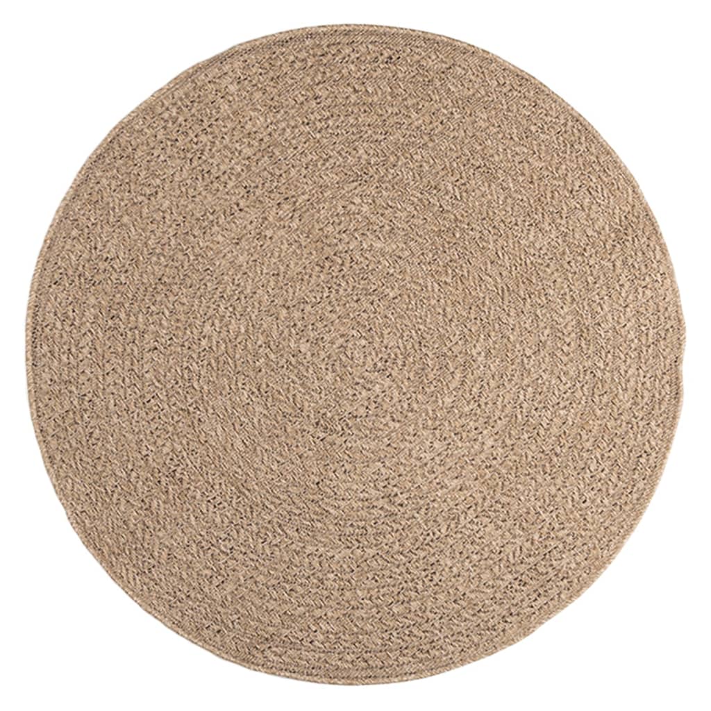 Rug ZIZUR 120 cm Jute Look Indoor and Outdoor