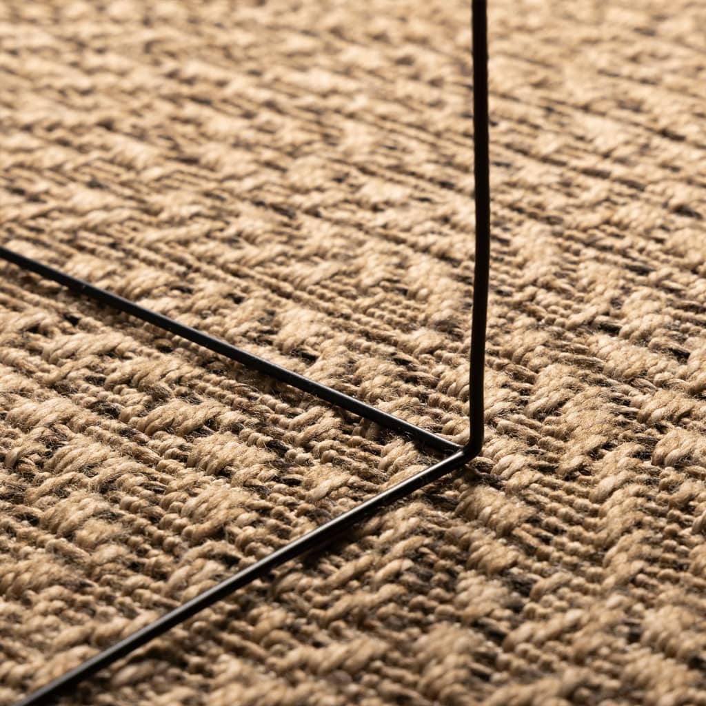 Rug ZIZUR 120 cm Jute Look Indoor and Outdoor