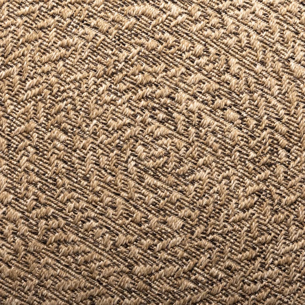 Rug ZIZUR 120 cm Jute Look Indoor and Outdoor
