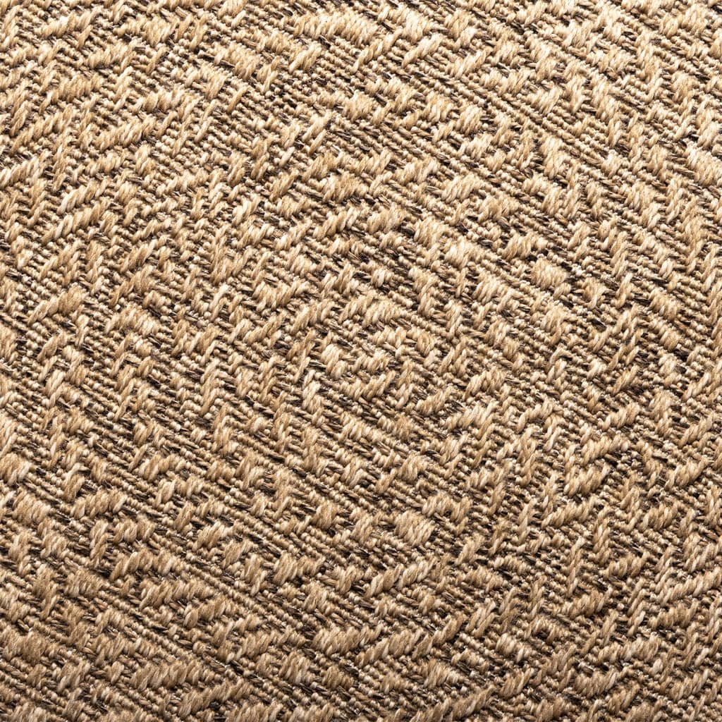 Rug ZIZUR 160x230 cm Jute Look Indoor and Outdoor
