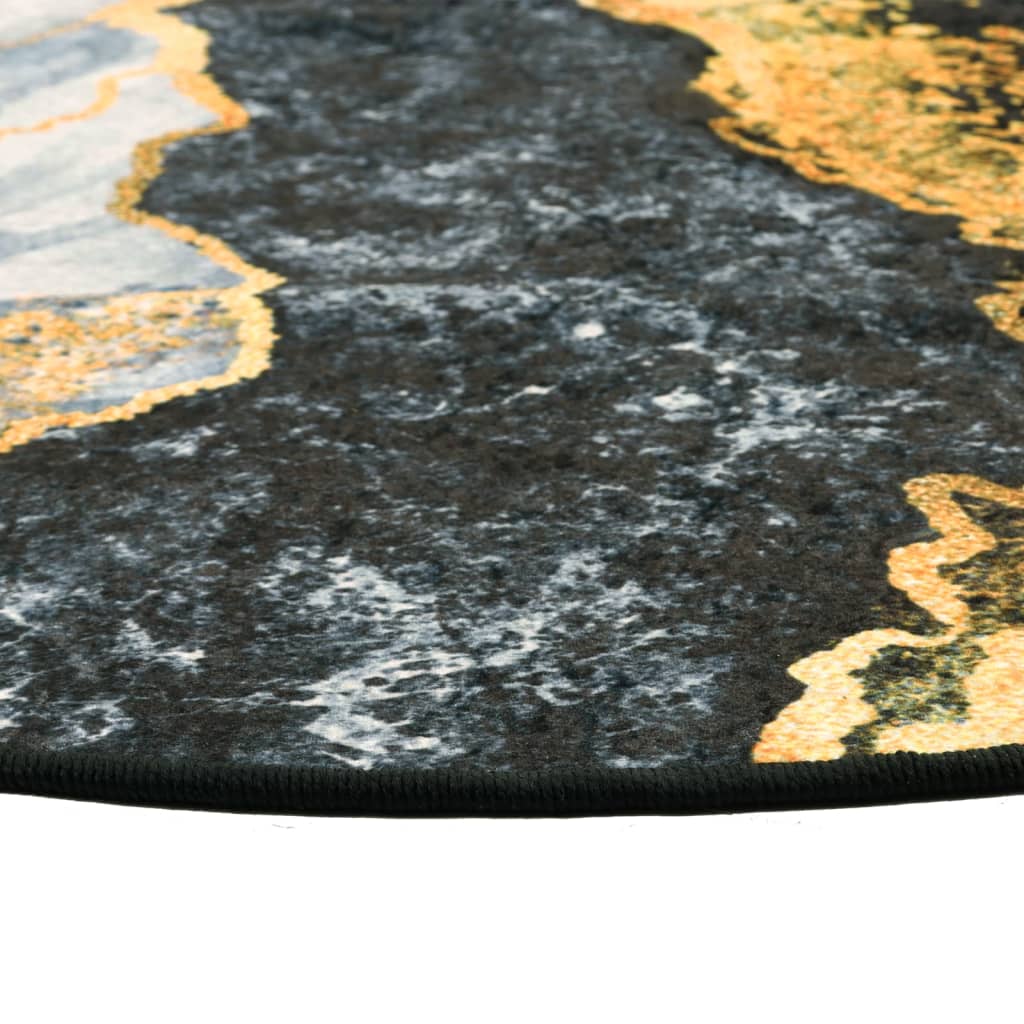 Rug Washable Multicolour Ø 120 cm