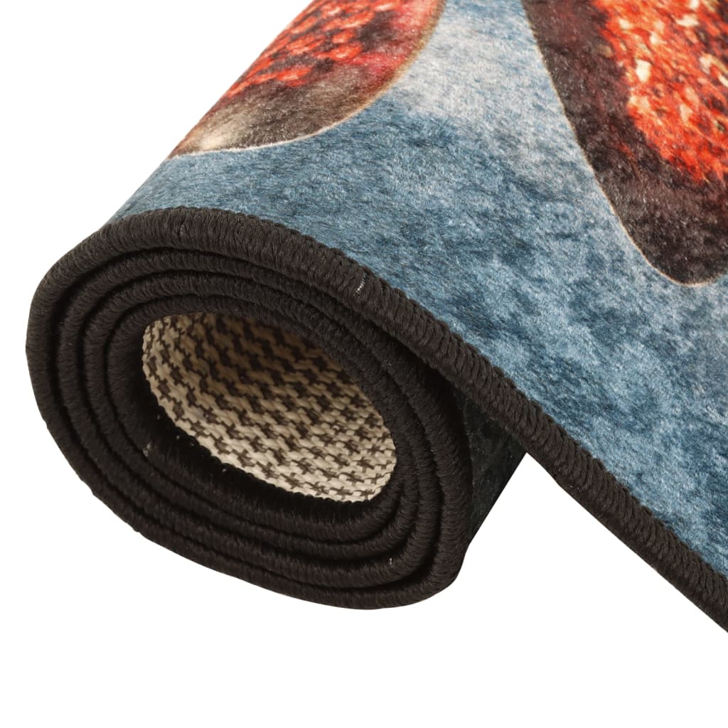 Kitchen Rug Multicolour 60x180 cm Washable