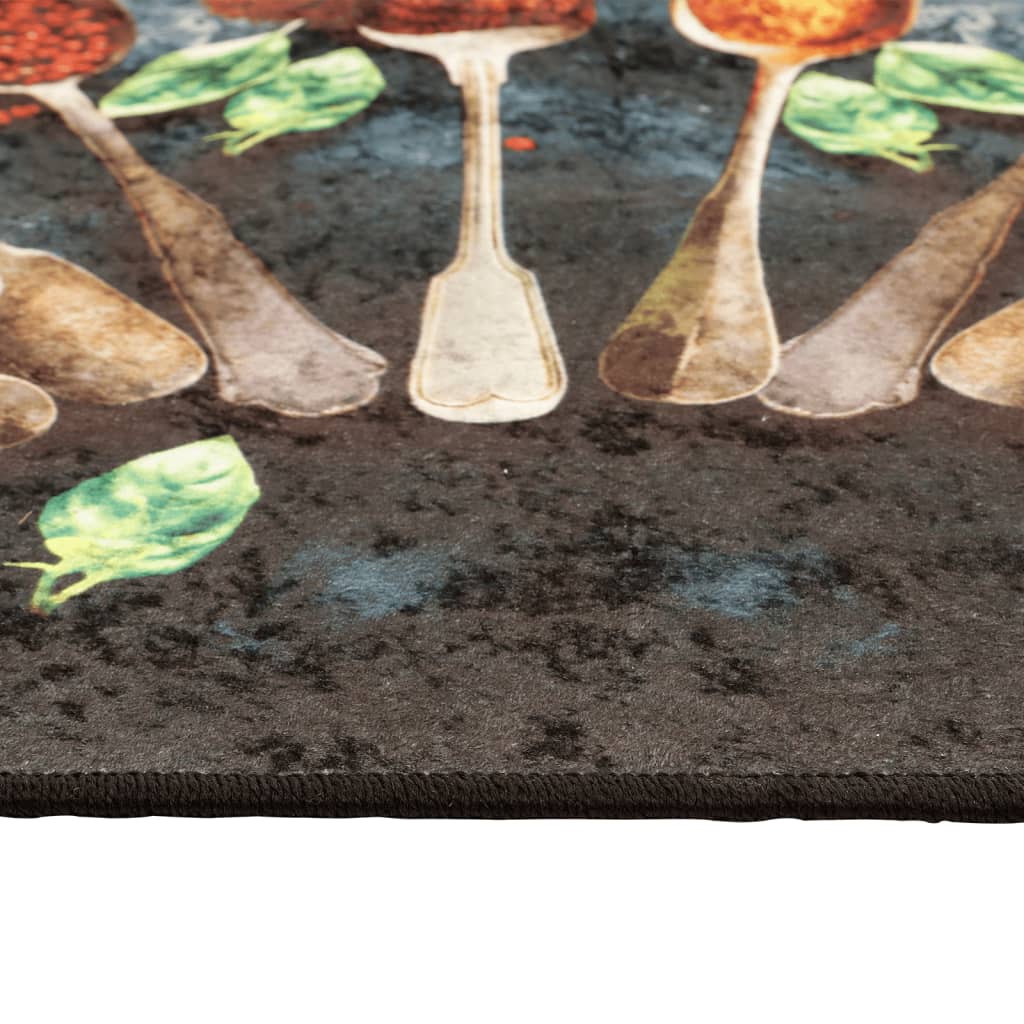 Kitchen Rug Multicolour 60x180 cm Washable