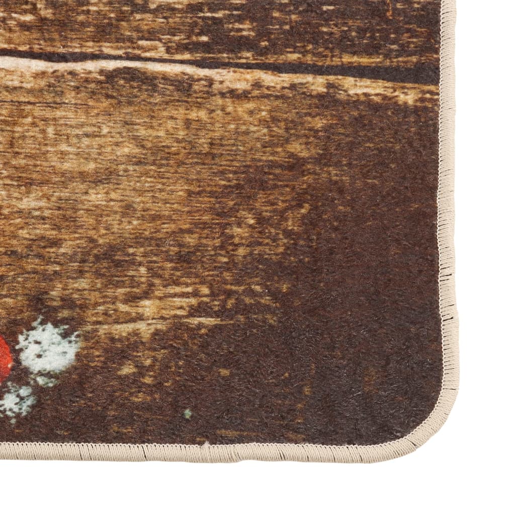 Kitchen Rug Multicolour 60x180 cm Washable