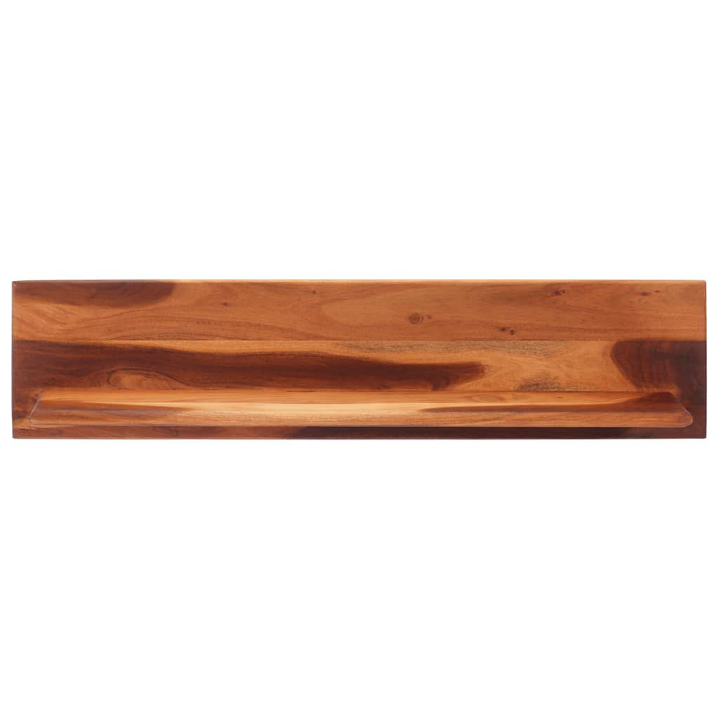 Wall Shelves 2 pcs 112x20x26 cm Solid Wood Acacia