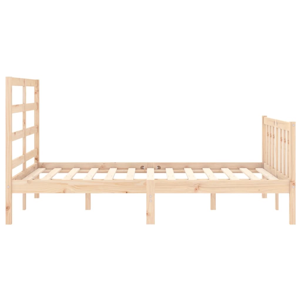 vidaXL Bed Frame without Mattress 140x200 cm Solid Wood Pine