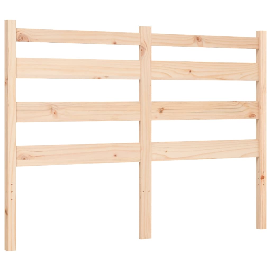 vidaXL Bed Frame without Mattress Double Solid Wood Pine