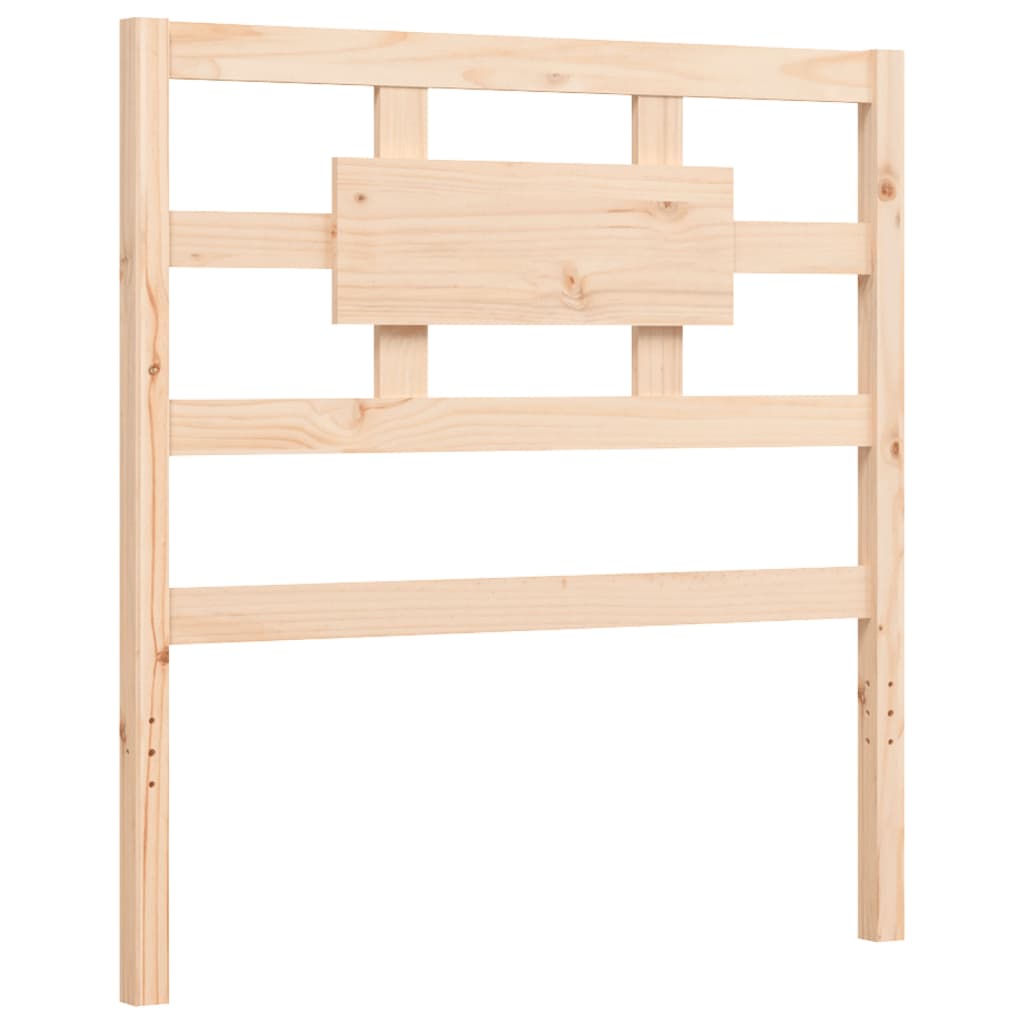 vidaXL Bed Frame without Mattress Small Single Solid Wood Pine