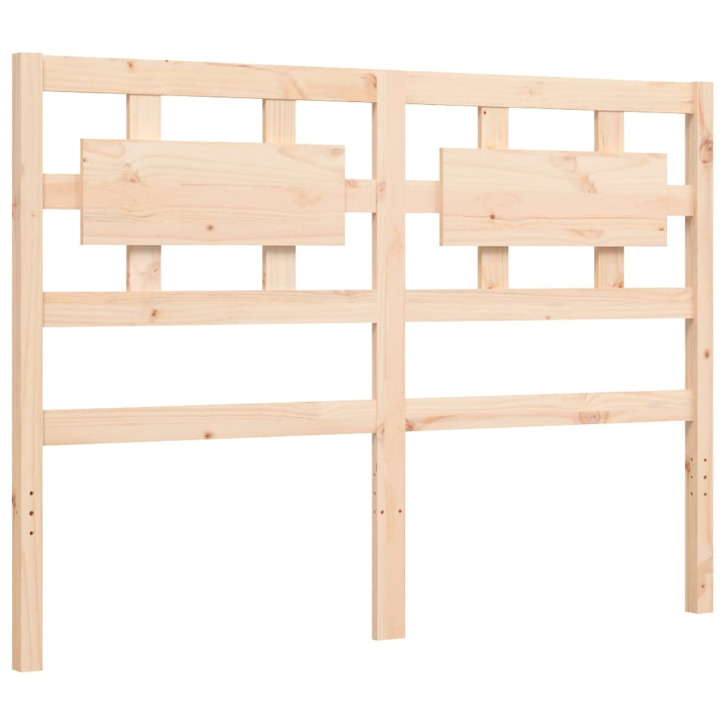 vidaXL Bed Frame without Mattress 140x200 cm Solid Wood Pine