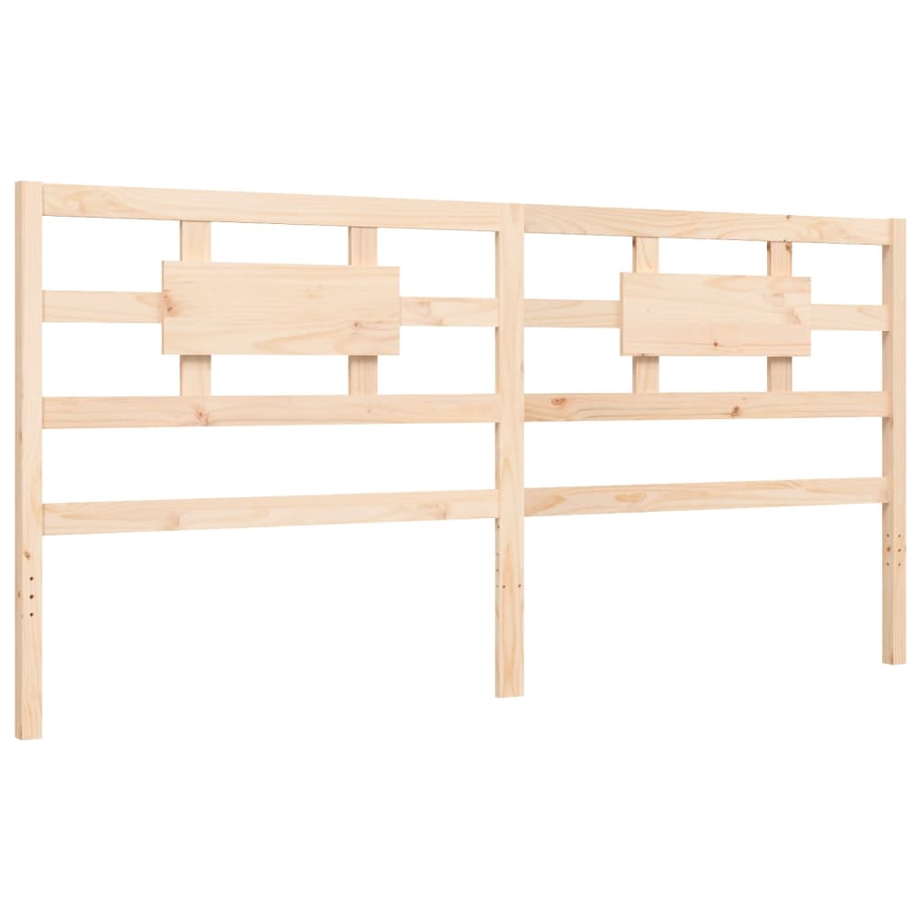 vidaXL Bed Frame without Mattress 200x200 cm Solid Wood Pine