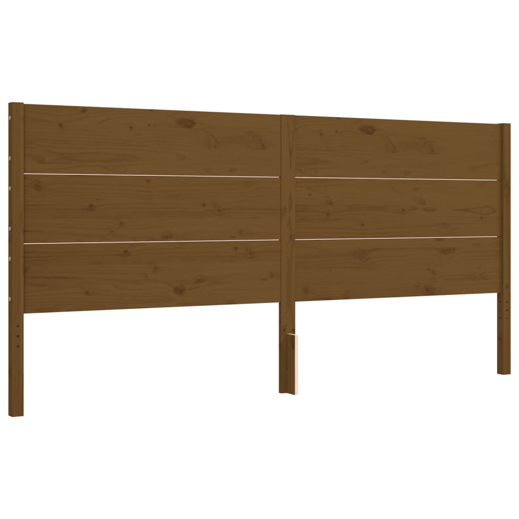 vidaXL Bed Frame without Mattress Honey Brown 200x200 cm Solid Wood Pine