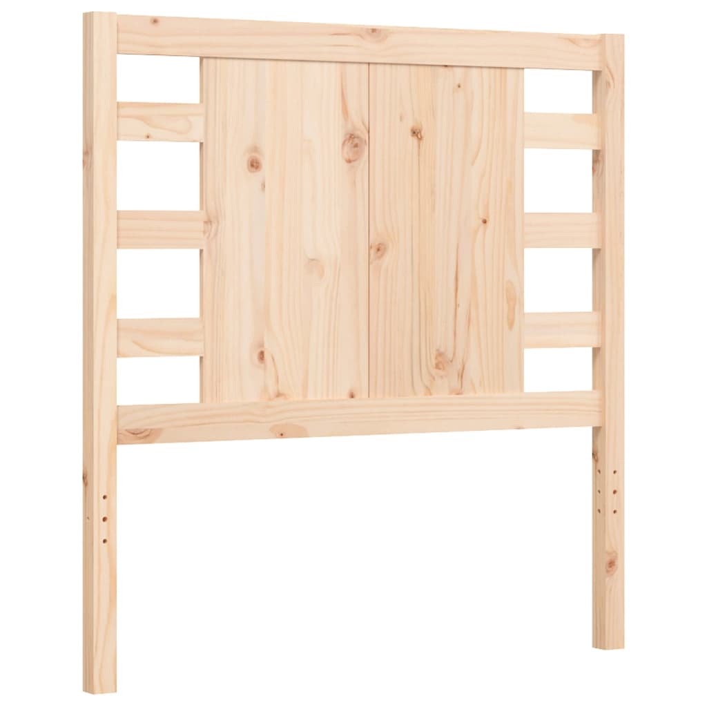 vidaXL Bed Frame without Mattress Small Single Solid Wood Pine