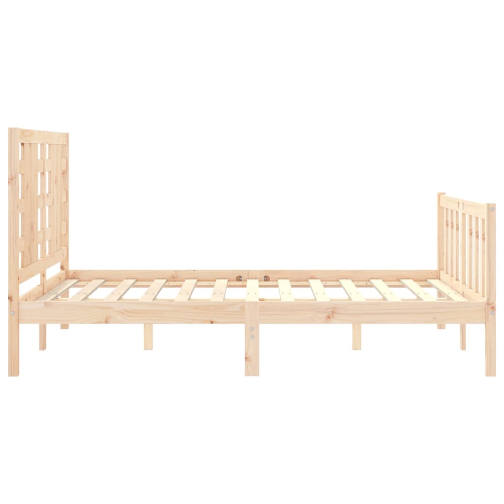 vidaXL Bed Frame without Mattress 120x200 cm Solid Wood Pine