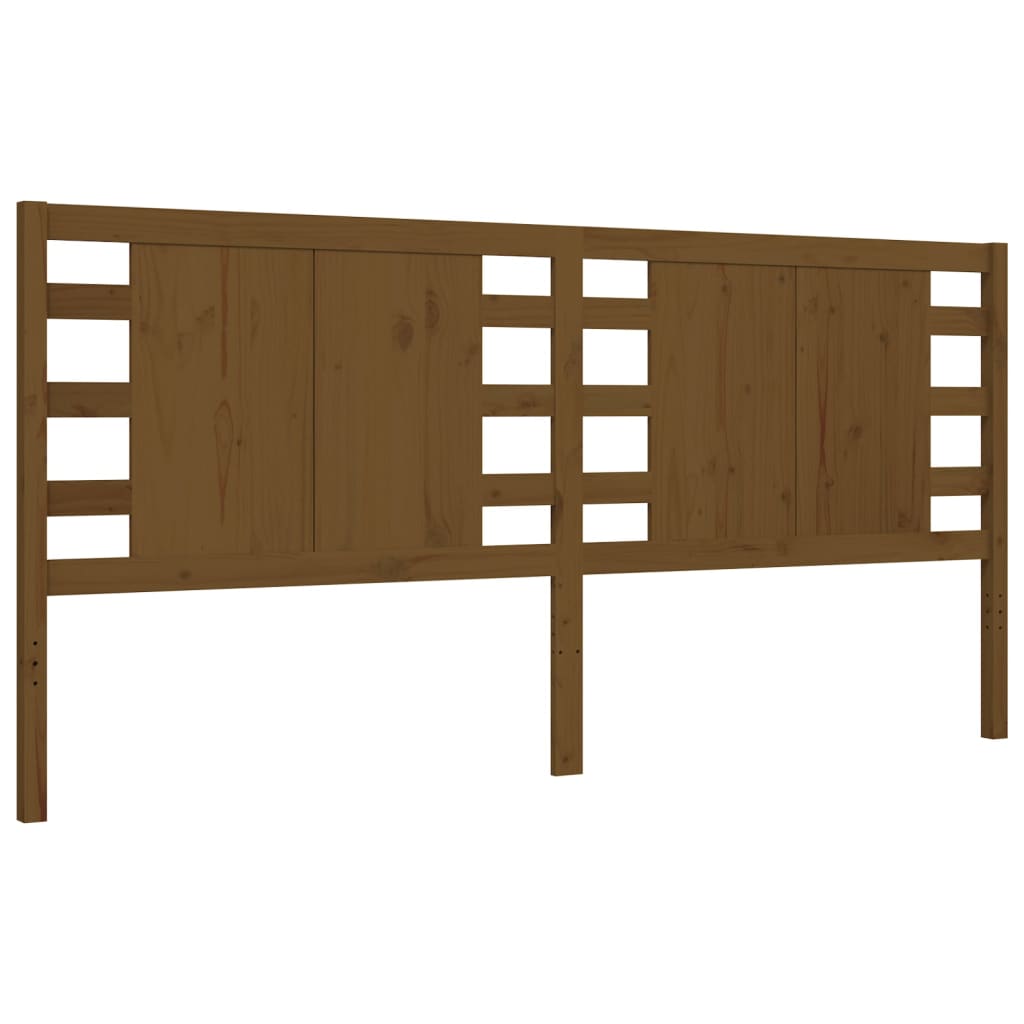 vidaXL Bed Frame without Mattress Honey Brown 200x200 cm Solid Wood Pine