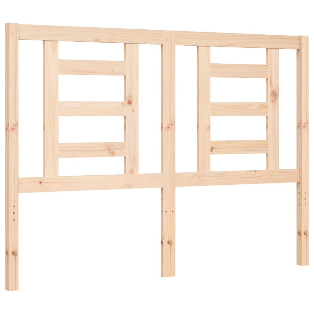 vidaXL Bed Frame without Mattress 140x190 cm Solid Wood Pine