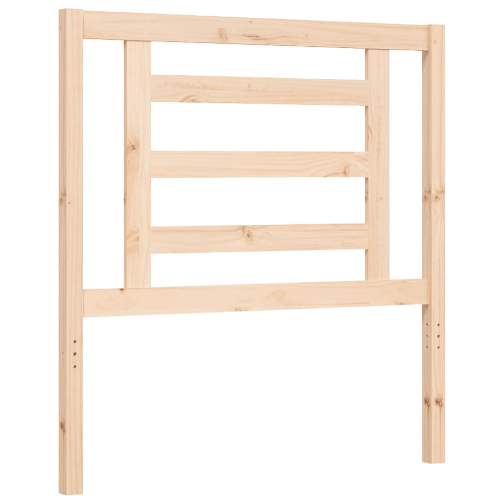 vidaXL Bed Frame without Mattress 100x200 cm Solid Wood Pine