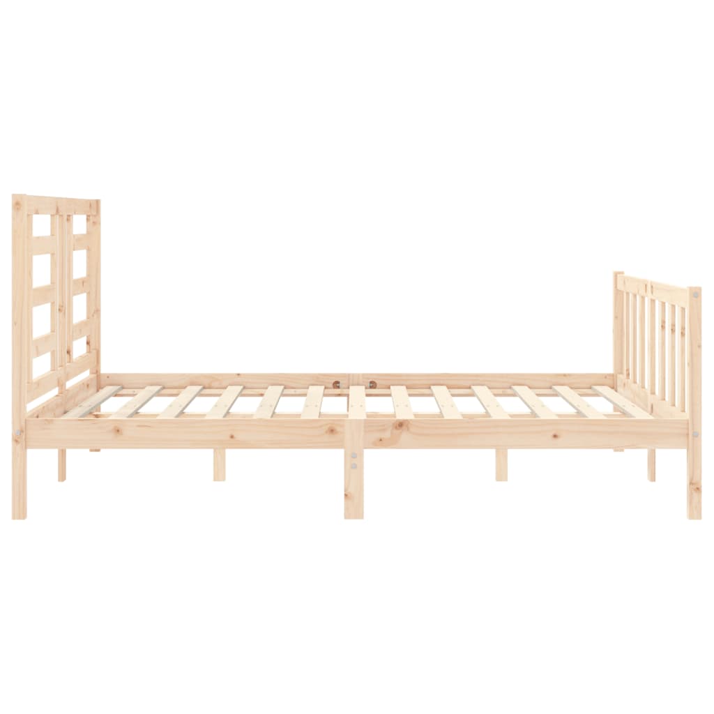 vidaXL Bed Frame without Mattress 160x200 cm Solid Wood Pine