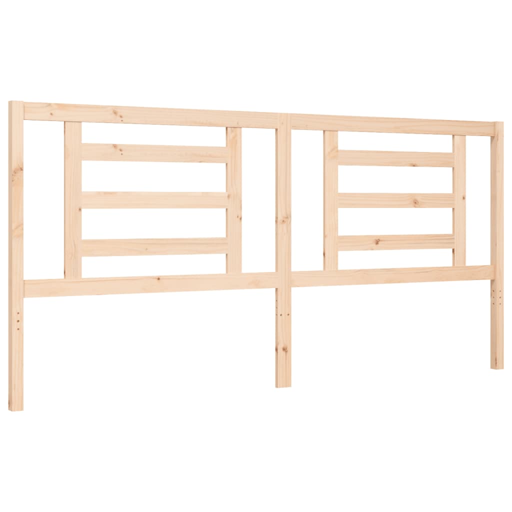 vidaXL Bed Frame without Mattress 200x200 cm Solid Wood Pine