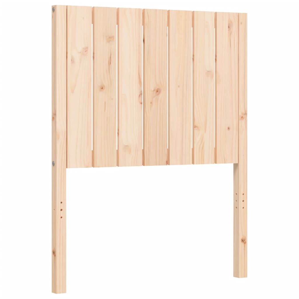 vidaXL Bed Frame without Mattress Small Single Solid Wood Pine