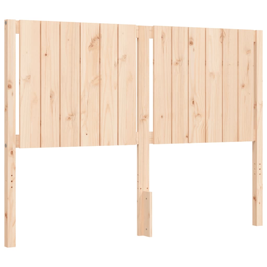 vidaXL Bed Frame without Mattress 140x190 cm Solid Wood Pine