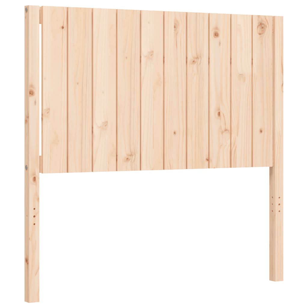 vidaXL Bed Frame without Mattress 100x200 cm Solid Wood Pine