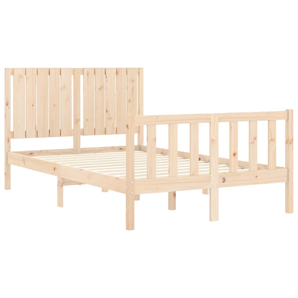 vidaXL Bed Frame without Mattress 120x200 cm Solid Wood Pine