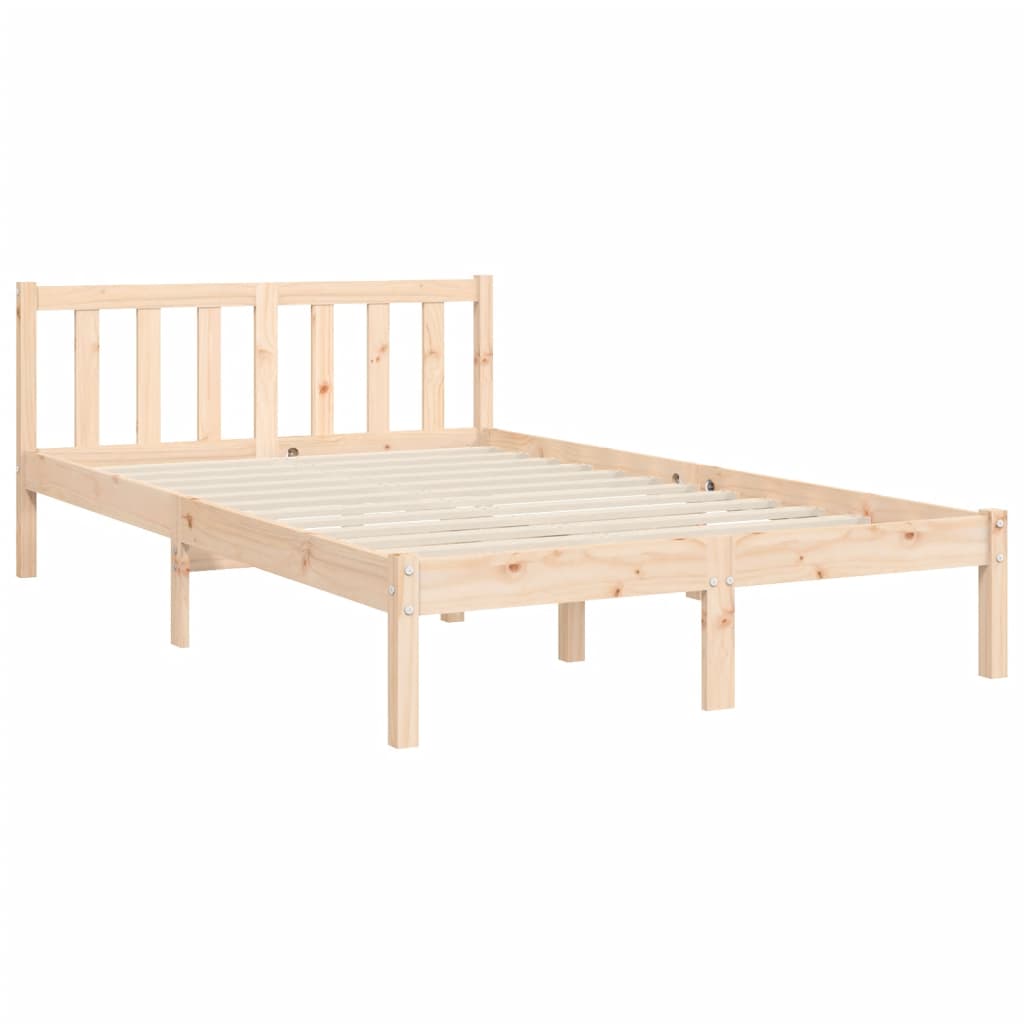 vidaXL Bed Frame without Mattress 120x200 cm Solid Wood Pine