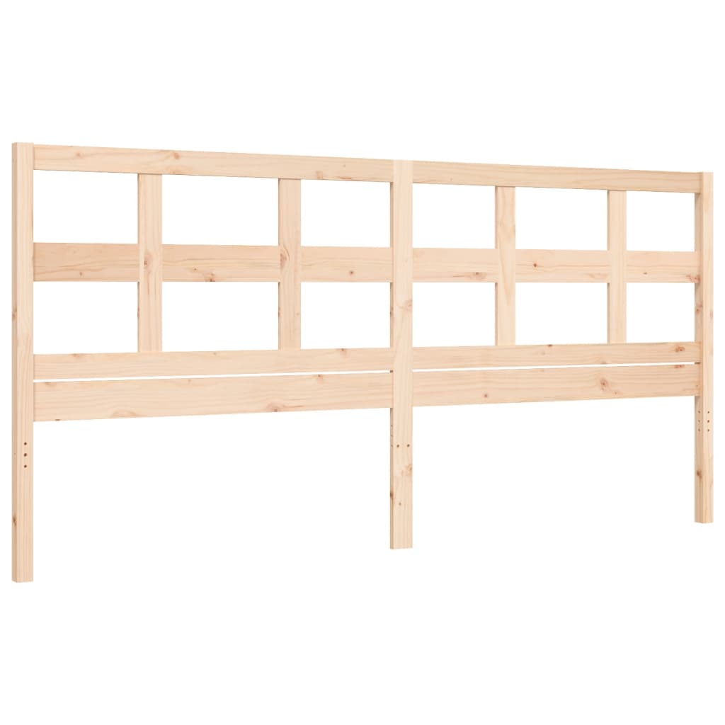 vidaXL Bed Frame without Mattress 200x200 cm Solid Wood Pine