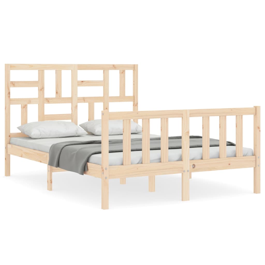 vidaXL Bed Frame without Mattress 120x200 cm Solid Wood Pine