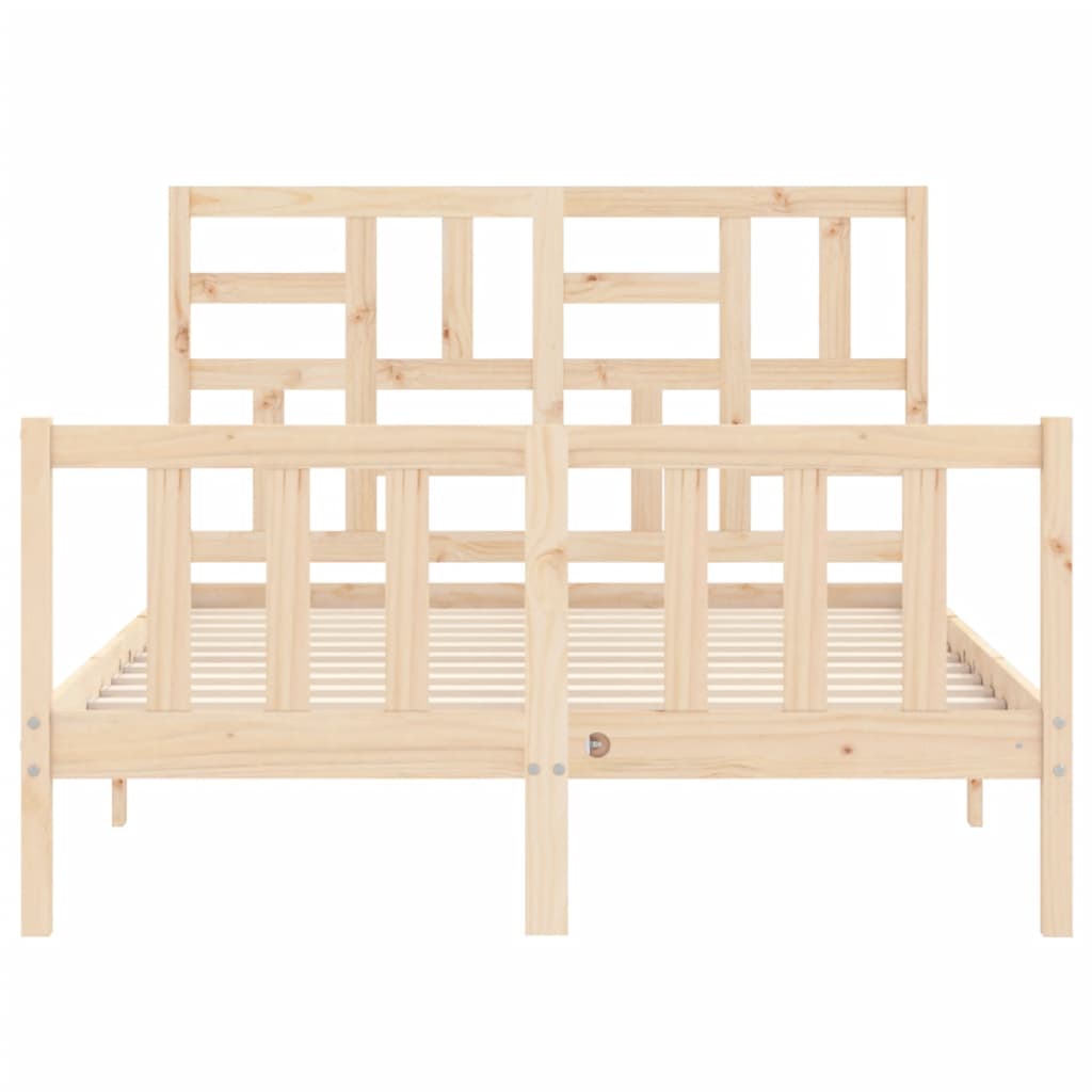 vidaXL Bed Frame without Mattress 120x200 cm Solid Wood Pine