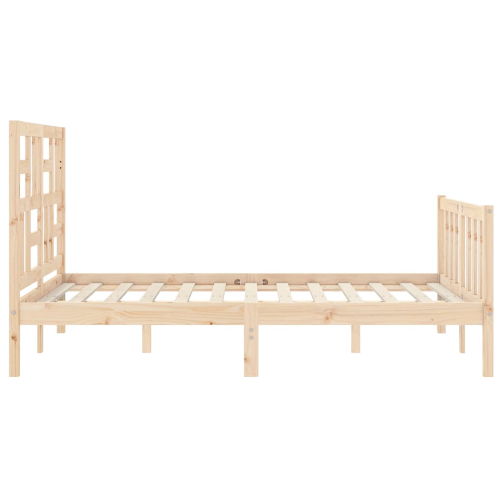 vidaXL Bed Frame without Mattress 120x200 cm Solid Wood Pine