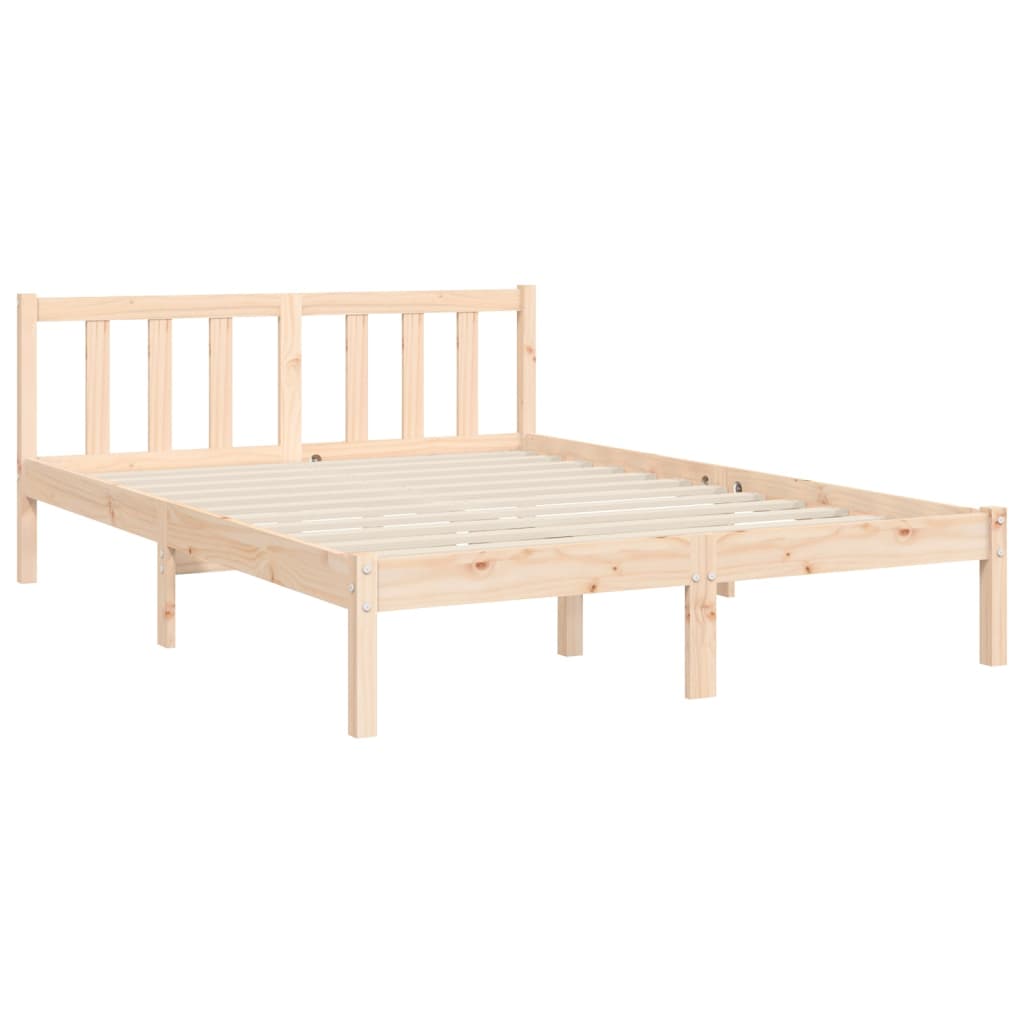 vidaXL Bed Frame without Mattress 120x200 cm Solid Wood Pine