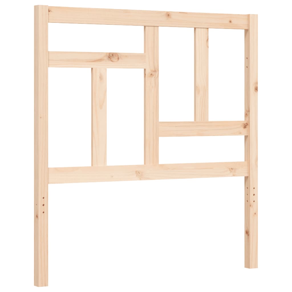 vidaXL Bed Frame without Mattress Small Single Solid Wood Pine