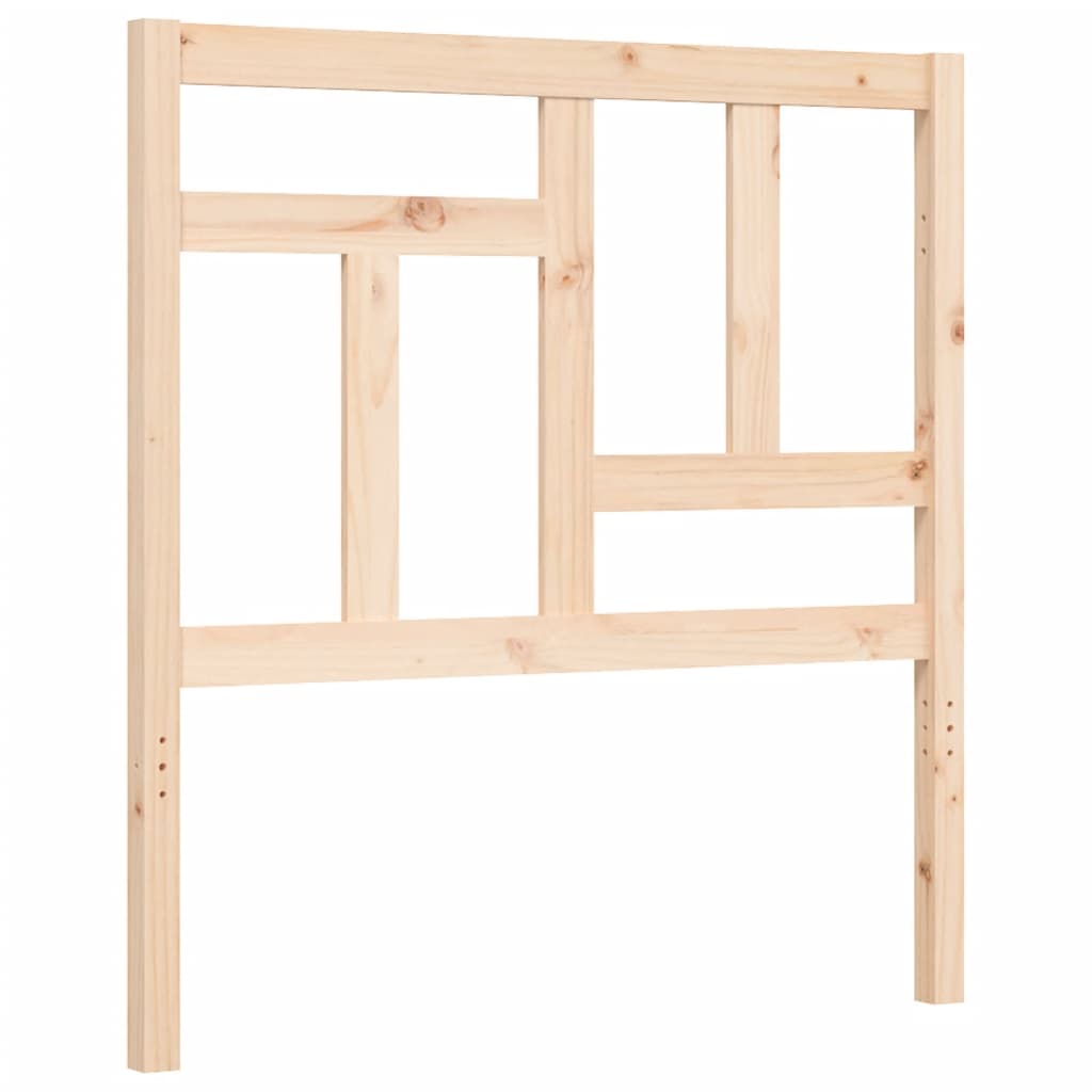 vidaXL Bed Frame without Mattress Single Solid Wood Pine