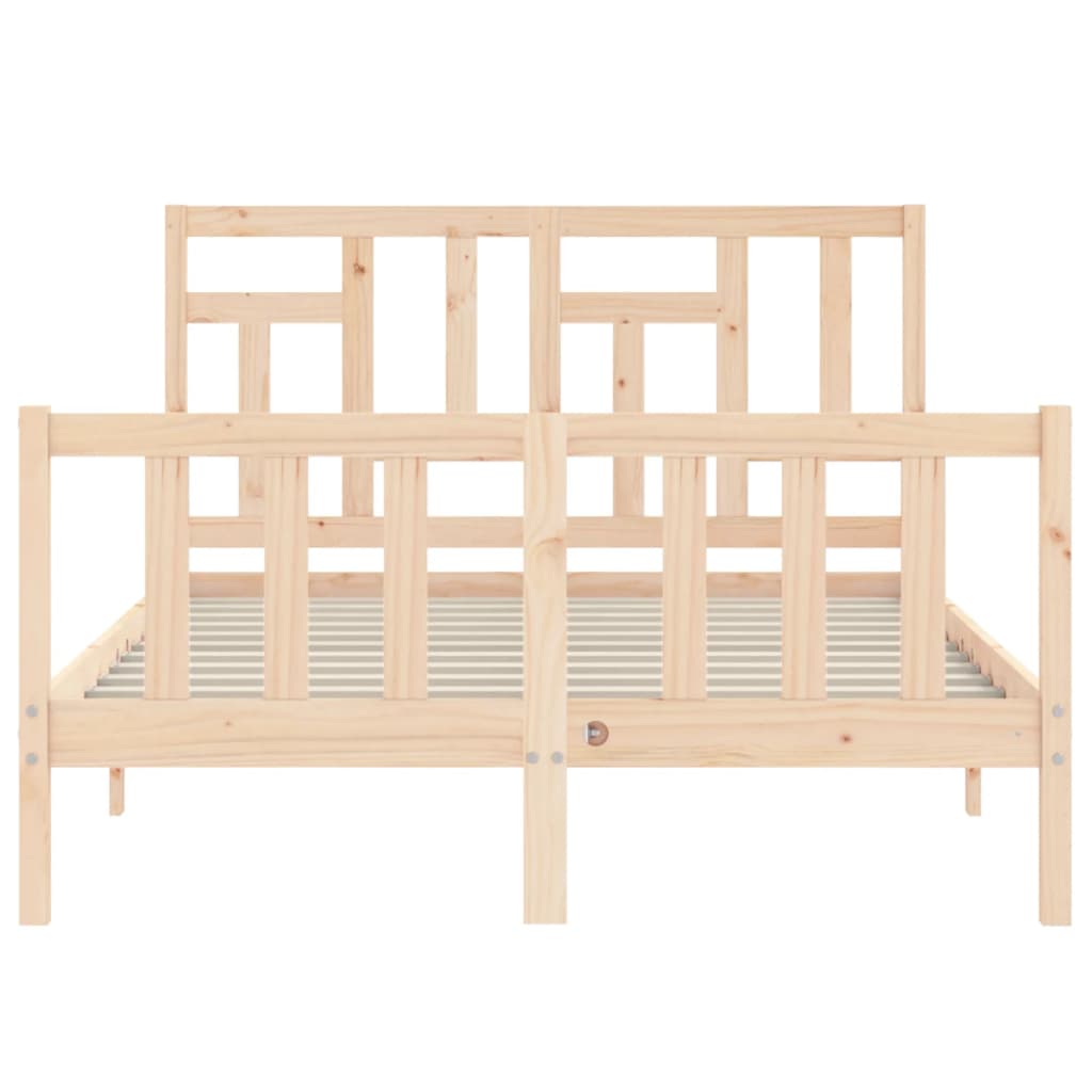 vidaXL Bed Frame without Mattress 120x200 cm Solid Wood Pine