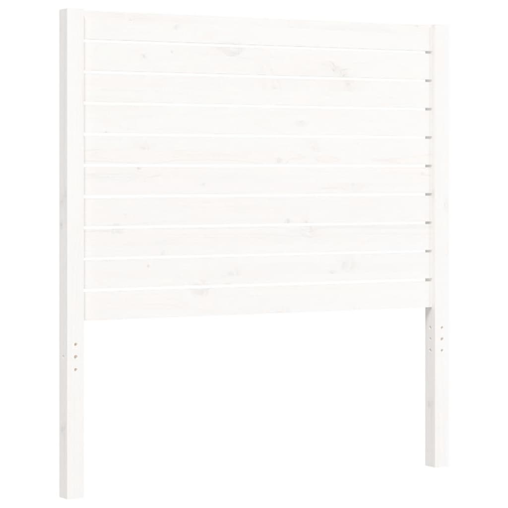 vidaXL Bed Frame without Mattress White 100x200 cm Solid Wood Pine